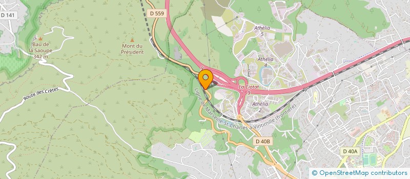 localisation de l'entreprise SOCIETE DE TIR DE LA CIOTAT  LA CIOTAT