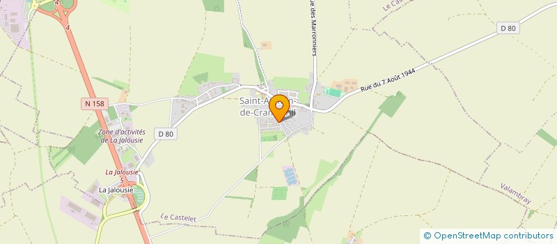 localisation de l'entreprise SOCIETE DE TIR DE LA MINE  LE CASTELET