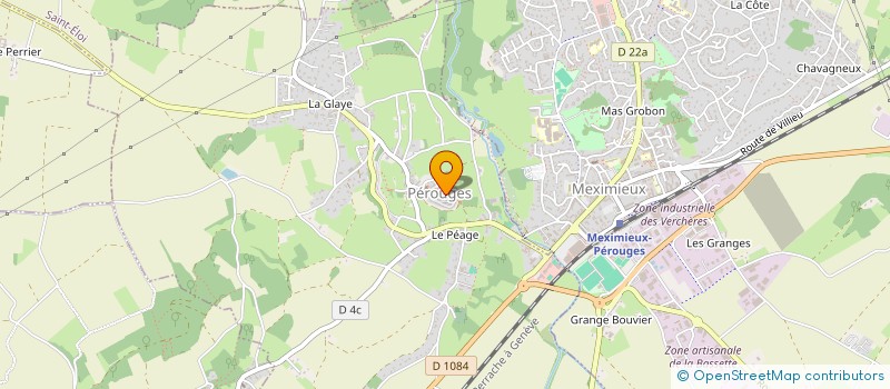 localisation de l'entreprise SOCIETE DE TIR DE LA PLAINE DE L'AIN  PEROUGES