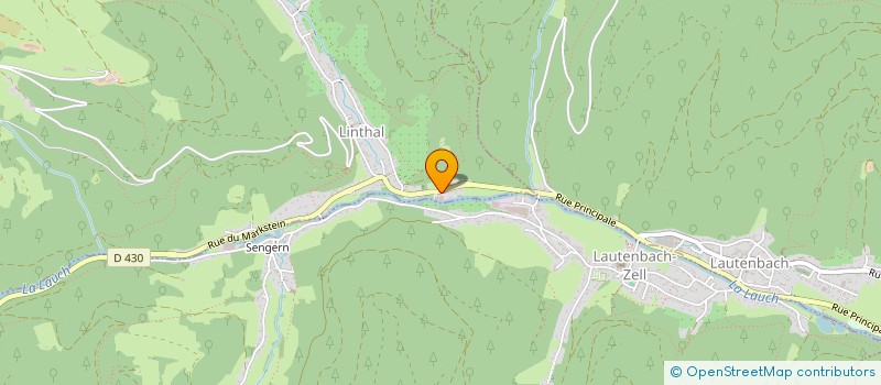 localisation de l'entreprise SOCIETE DE TIR DE LINTHAL  LINTHAL