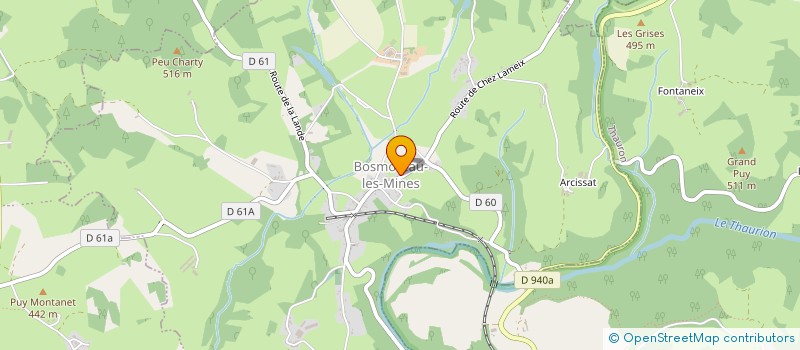 localisation de l'entreprise SOCIETE DE TIR DU PAYS DE BOURGANEUF à SAINT-AMAND-JARTOUDEIX
