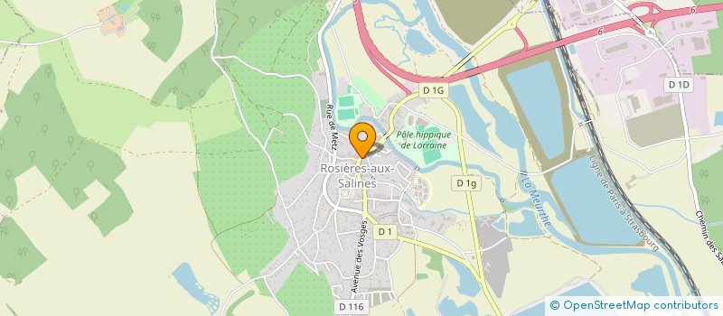 localisation de l'entreprise SOCIETE DE TIR DU PETIT BAN  ROSIERES-AUX-SALINES