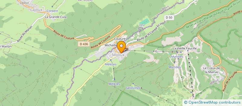 localisation de l'entreprise SOCIETE DE TIR ET DE SPORTS DE MIJOUX  MIJOUX