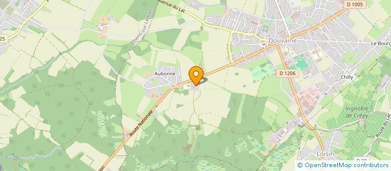 localisation de l'entreprise SOCIETE DE TIR INTERNATIONAL DE DOUVAINE  DOUVAINE