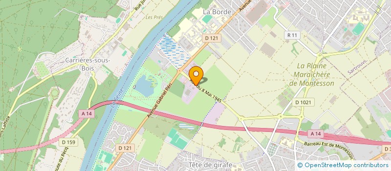 localisation de l'entreprise SOCIETE DE TIR PRO PATRIA à MONTESSON