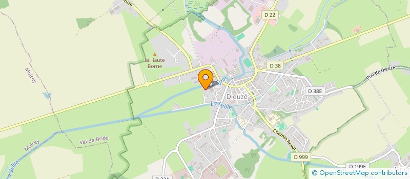 localisation de l'entreprise SOCIETE DE TIR SPORTIF DE DIEUZE  DIEUZE