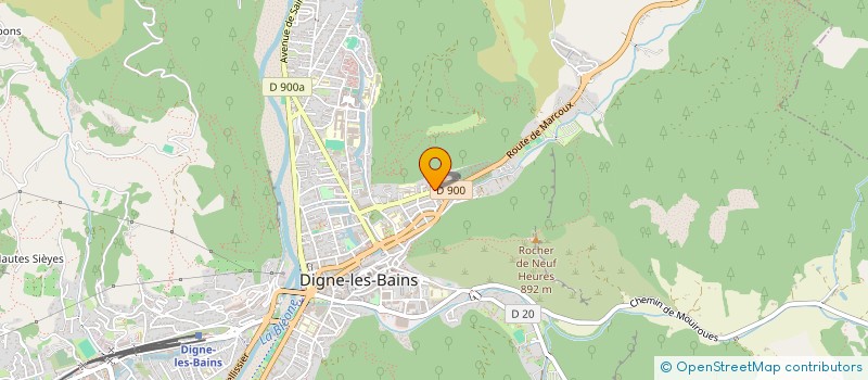 localisation de l'entreprise SOCIETE DE TIR SPORTIF DES 3 VALLEES  DIGNE-LES-BAINS