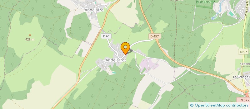 localisation de l'entreprise SOCIETE DE TIR VESOUL ANDELARRE  ANDELARRE