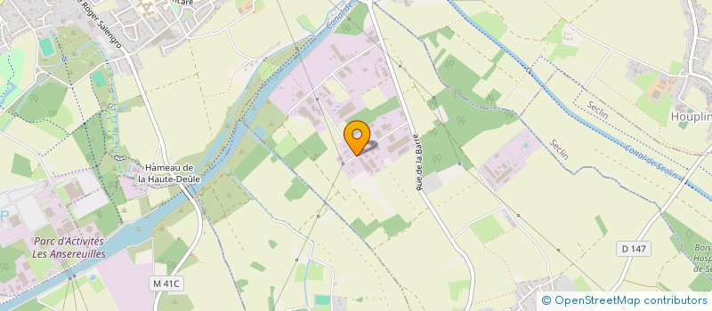 localisation de l'entreprise SOCIETE DE TOITURES DU NORD à GONDECOURT
