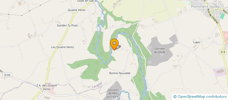 localisation de l'entreprise SOCIETE DE TOLERIE DU TREGOR à LA ROCHE-JAUDY