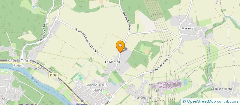 localisation de l'entreprise SOCIETE DE TOLERIE FINE 77 à VERNOU-LA-CELLE-SUR-SEINE