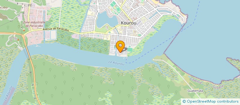 localisation de l'entreprise SOCIETE DE TOURISME DECOUVERTE ET EXCURSION MARITIME  KOUROU