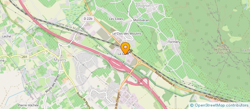localisation de l'entreprise SOCIETE DE TRAITEMENT DES BOIS - SO.TRA.BOIS à MYANS