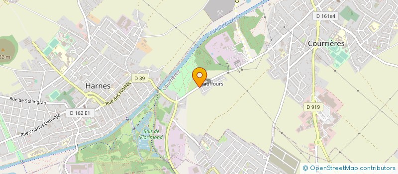 localisation de l'entreprise SOCIETE DE TRAITEMENT DES EFFLUENTS DU NORD PAS DE CALAIS à COURRIERES