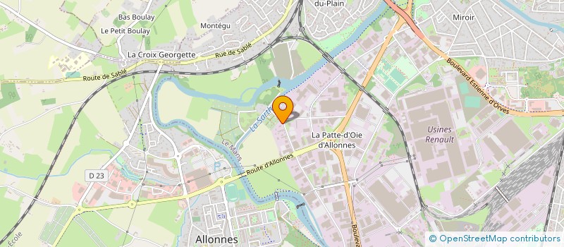 localisation de l'entreprise SOCIETE DE TRAITEMENT DES EMULSIONS POUR L'OUEST à LE MANS