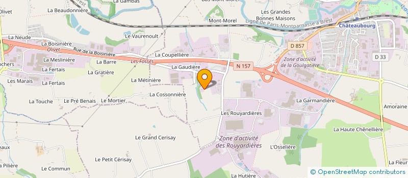 localisation de l'entreprise SOCIETE DE TRAITEMENT ET D'ISOLATION à CHATEAUBOURG