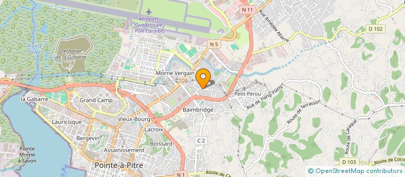 localisation de l'entreprise SOCIETE DE TRAITEMENT ET DE GESTION DES DECHETS (SOTGED) à LES ABYMES