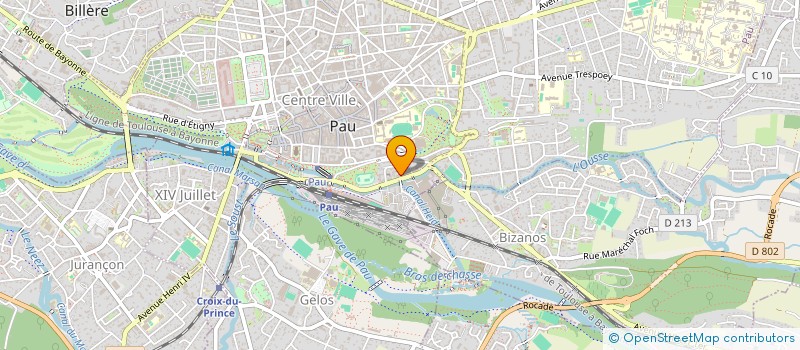 localisation de l'entreprise SOCIETE DE TRAITEMENT IMMOBILIER à PAU