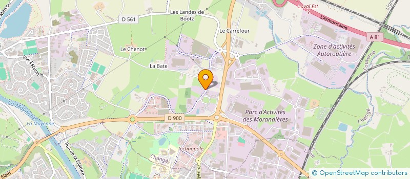localisation de l'entreprise SOCIETE DE TRAITEMENT THERMIQUE ET DE MECANIQUE à CHANGE