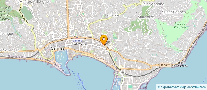 localisation de l'entreprise SOCIETE DE TRAITEUR DE LA MEDITERRANEE à CANNES