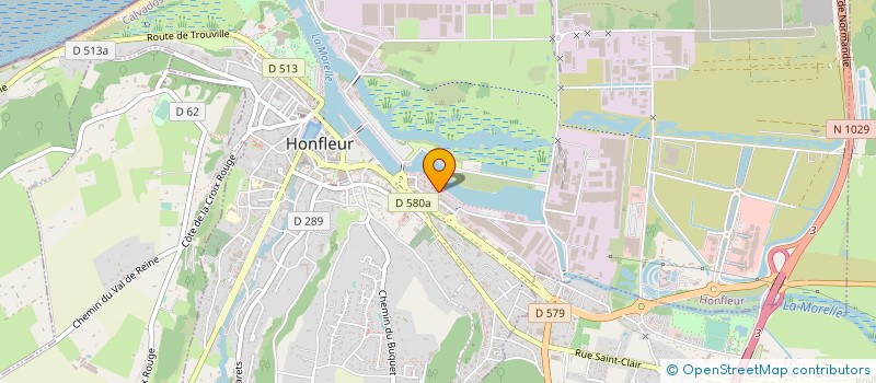 localisation de l'entreprise SOCIETE DE TRANCHAGE ISOROY à HONFLEUR