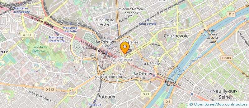 localisation de l'entreprise SOCIETE DE TRANSACTION IMMOBILIERE  COURBEVOIE