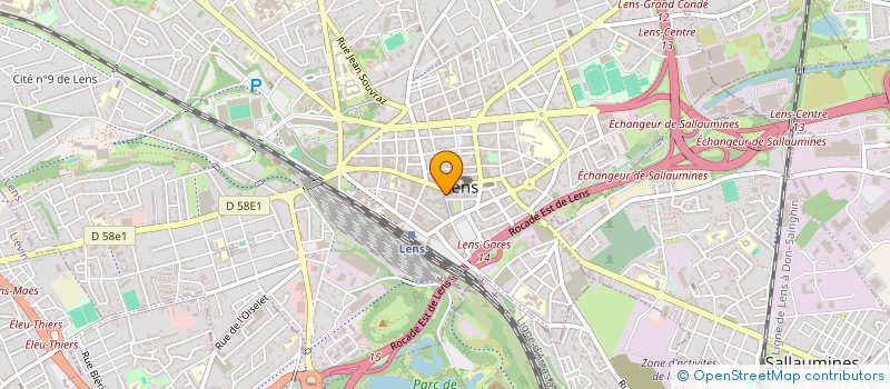 localisation de l'entreprise SOCIETE DE TRANSACTION TEXTILE SOTRATEX à LENS