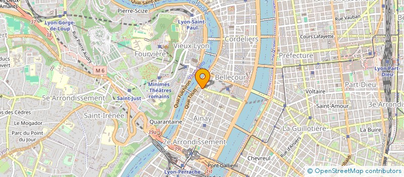 localisation de l'entreprise SOCIETE DE TRANSACTIONS CONSEILS ET PLACEMENTS IMMOBILIERS - S.T .C.P. -  LYON