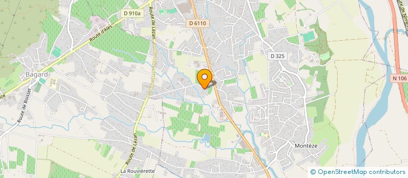 localisation de l'entreprise SOCIETE DE TRANSPORT BAGE  SAINT-CHRISTOL-LEZ-ALES