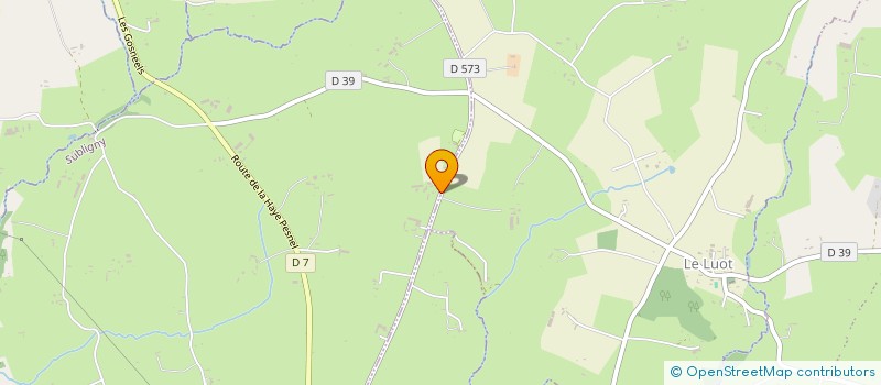 localisation de l'entreprise SOCIETE DE TRANSPORT CHRETIENNE  SUBLIGNY