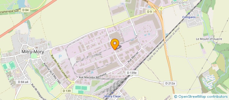 localisation de l'entreprise SOCIETE DE TRANSPORT DE LA BRIE  MITRY-MORY