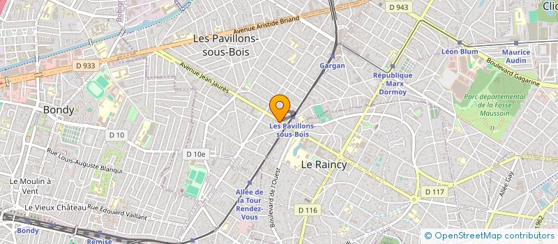 localisation de l'entreprise SOCIETE DE TRANSPORT DE MARCHANDISES ET DE DEMENAGEMENT MAHIOU ET MEHENNAOUI à LES PAVILLONS-SOUS-BOIS