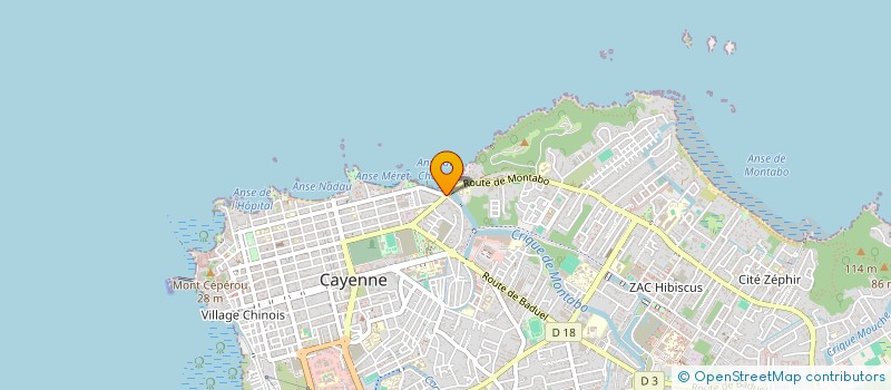 localisation de l'entreprise SOCIETE DE TRANSPORT DE PERSONNES A MOBILITE REDUITE GUYANE à CAYENNE