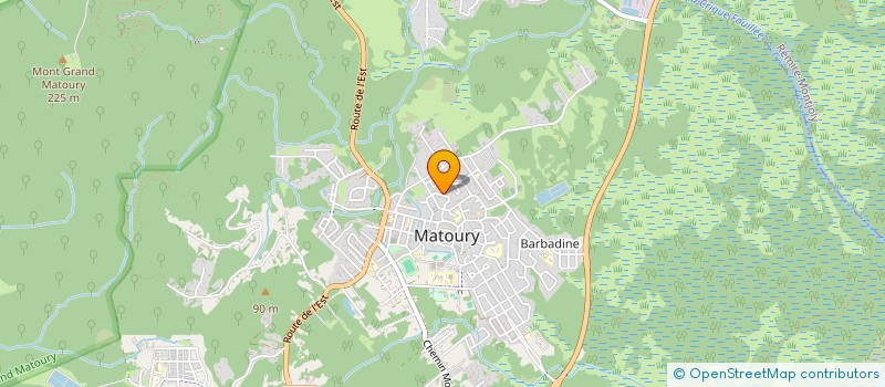 localisation de l'entreprise SOCIETE DE TRANSPORT ET DE LOCATION 973 à MATOURY