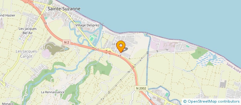 localisation de l'entreprise SOCIETE DE TRANSPORT ET DE LOCATION DE L'EST STLDE à SAINTE-SUZANNE