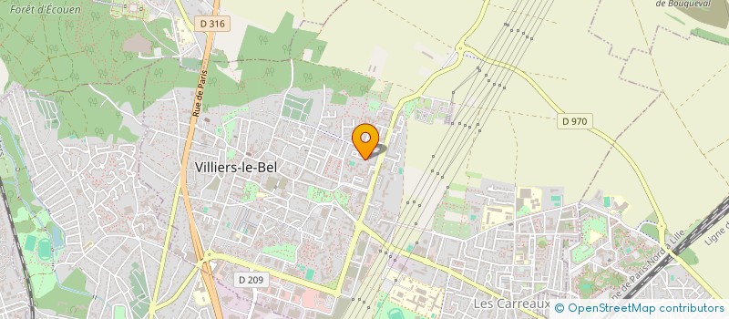 localisation de l'entreprise SOCIETE DE TRANSPORT ET DE LOUAGE  VILLIERS-LE-BEL