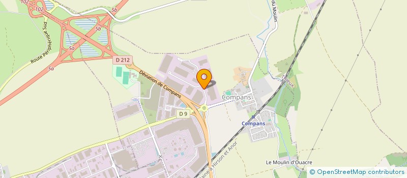 localisation de l'entreprise SOCIETE DE TRANSPORT ET DE MANUTENTION à MITRY-MORY