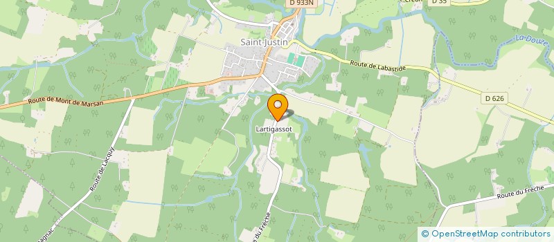 localisation de l'entreprise SOCIETE DE TRANSPORT ET DEBARDAGE LANDAIS à LABASTIDE D'ARMAGNAC