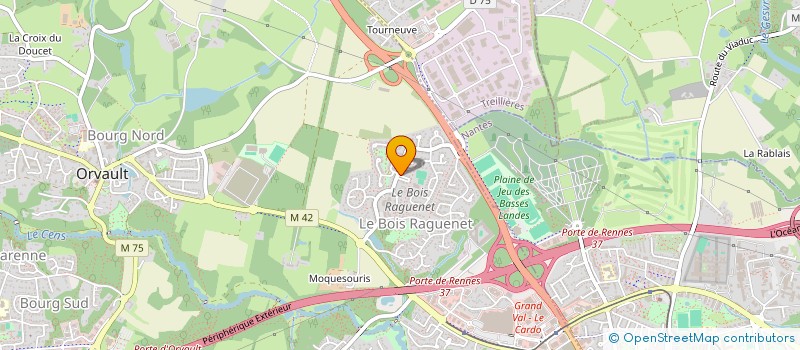 localisation de l'entreprise SOCIETE DE TRANSPORT FRANCAISE  ORVAULT