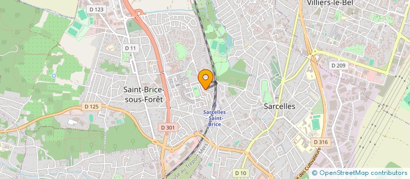 localisation de l'entreprise SOCIETE DE TRANSPORT FRANCILIENNE à SAINT-BRICE-SOUS-FORET
