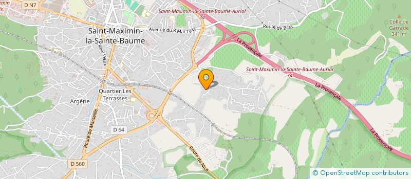 localisation de l'entreprise SOCIETE DE TRANSPORT LIVRAISON ET STOCKAGE  SAINT-MAXIMIN-LA-SAINTE-BAUME