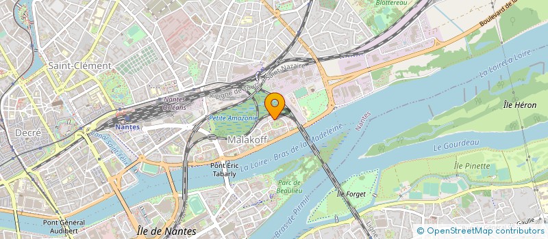 localisation de l'entreprise SOCIETE DE TRANSPORT LOIRE INTERNE à NANTES