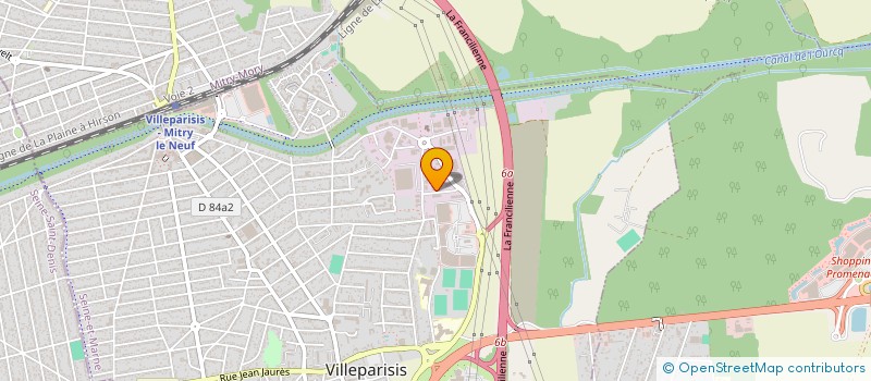 localisation de l'entreprise SOCIETE DE TRANSPORT MEPHON ET DUTAILLIS ET TRAVAUX à VILLEPARISIS