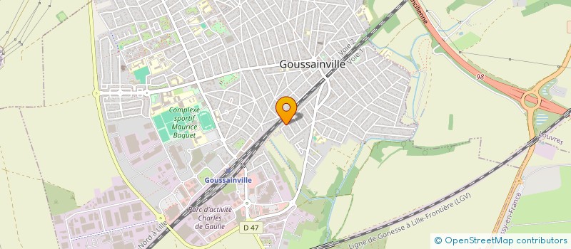 localisation de l'entreprise SOCIETE DE TRANSPORT PARISIENNE à GOUSSAINVILLE