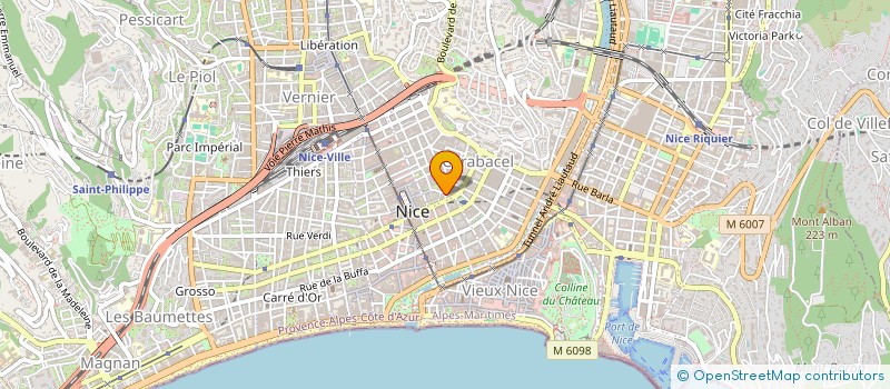 localisation de l'entreprise SOCIETE DE TRANSPORT RAPIDE DE MARCHANDISES à NICE