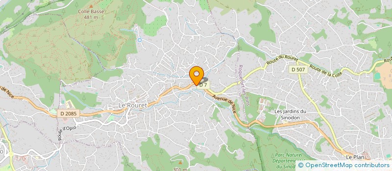 localisation de l'entreprise SOCIETE DE TRANSPORT ROURETANE  LE ROURET