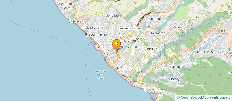 localisation de l'entreprise SOCIETE DE TRANSPORT TALBOT MARIUS LIONEL  BASSE-TERRE