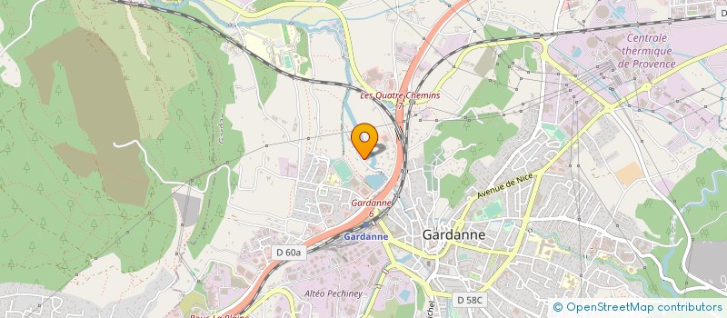 localisation de l'entreprise SOCIETE DE TRANSPORTS AMERIGO à GARDANNE