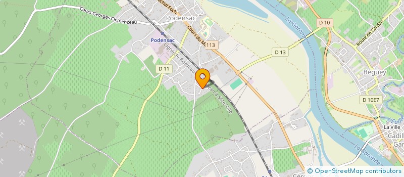 localisation de l'entreprise SOCIETE DE TRANSPORTS BEGLAIS à LE TEMPLE