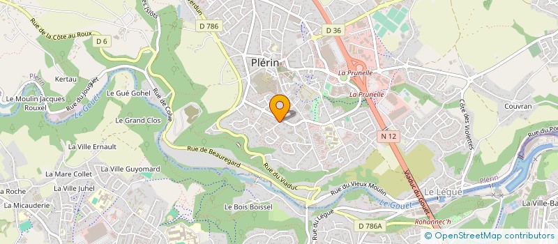 localisation de l'entreprise SOCIETE DE TRANSPORTS BOHUON VINCENT à PLERIN